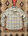 【WYTHE】Washed Flannel Workshirt - Sand Dunes Sunrise
