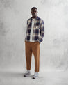 【WAX London】Whiting Overshirt Marine Beatnik