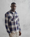 【WAX London】Whiting Overshirt Marine Beatnik