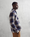 【WAX London】Whiting Overshirt Marine Beatnik