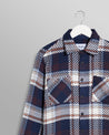【WAX London】Whiting Overshirt Marine Beatnik
