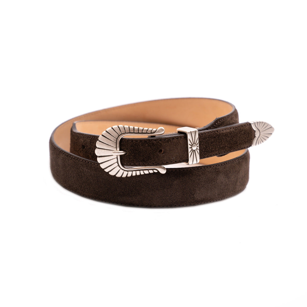 Shangri-La Heritage Wild Star Testa di Moro Suede Western Belt