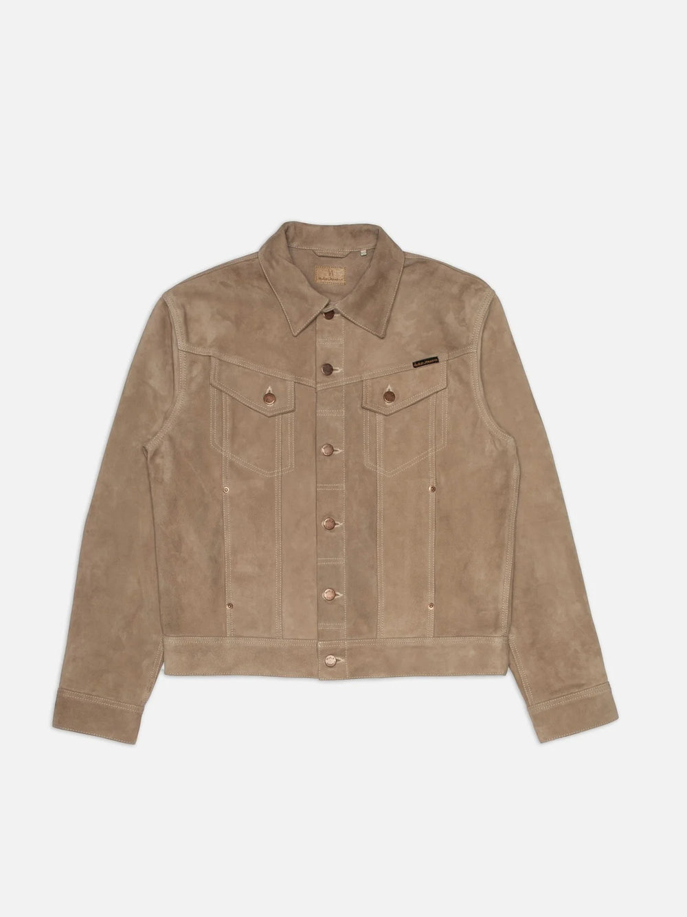 Nudie Jeans Willy Suede Jacket Mud