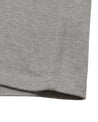 【Wonder Looper】Crewneck T-shirt - Double Heavyweight - Heather Gray