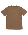 【Wonder Looper】Crewneck T-shirt Iron Mordant Foxfibre® Tsuriami - Coyote 70