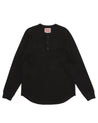 Wonder looper Henley Cashmere Blend Honey comb Sumi
