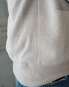 【Wonder Looper】Pullover Crewneck - Fleeced Foxfibre® - Oatmeal