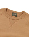 【Wonder Looper】Pullover Crewneck - Foxfibre® Double Heavyweight French Terry - Coyote 80