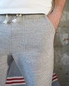 【Wonder Looper】Sweatpants - Fleeced Foxfibre® - Heather Grey 