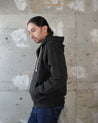 【Wonder Looper】Zip Hoodie- Double Heavyweight French Terry - Sumi Black 