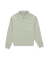 Fortela Yale Sweatshirt Cotton Colletto E Zip AGAVE