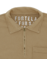 【Fortela】Yale Sweatshirt Cotton Colletto E Zip Tabacco