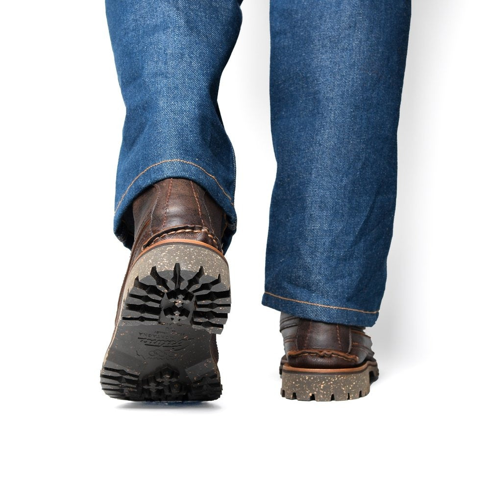 Yuketen】Maine Guide 6 eye DB Boots KUDU Castagna – Blue Yuketen】Maine Guide 6 eye DB Boots KUDU Castagna – Blue