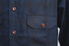 【Indigofera】Delray Shirt Cotton Navy Black Check
