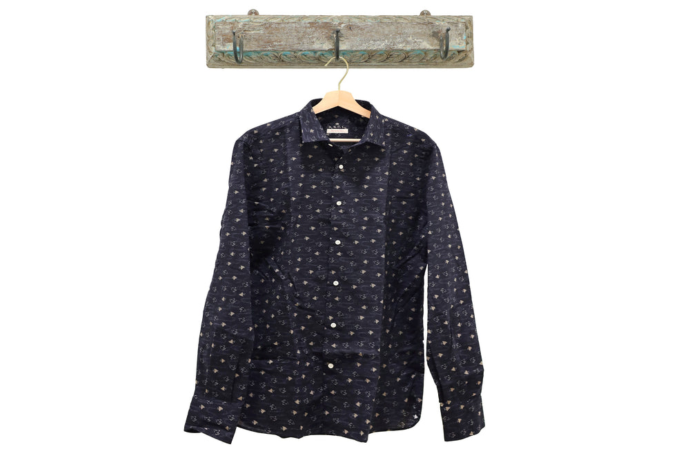 【ABCL Garments】LIBERTY Indigo Bird Shirt