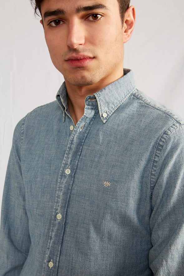 【ABCL Garments】BD vintage wash chambray 1217 