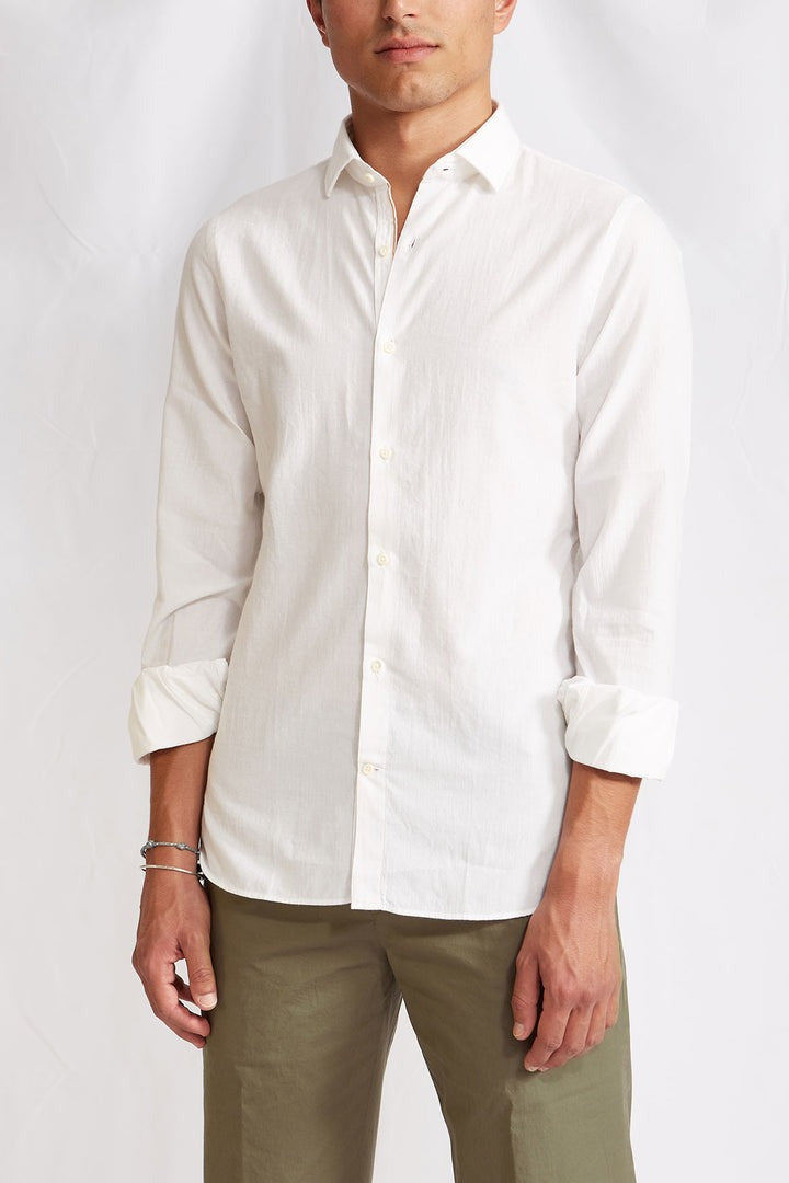 【ABCL Garments】LIBERTY cotton white selvedge twill 1206