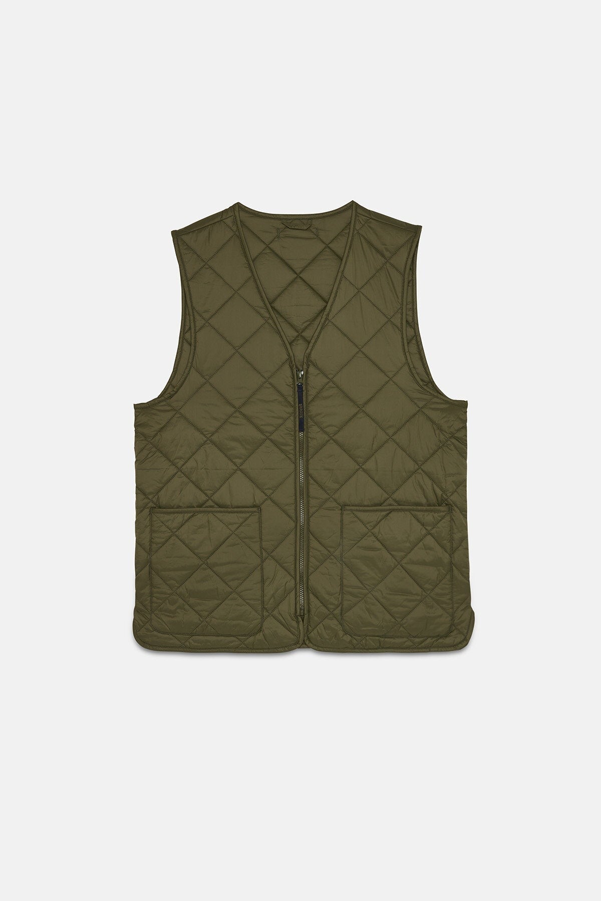Baracuta】Miller Liner Vest Custom Quilted Vest Army Green – Blue