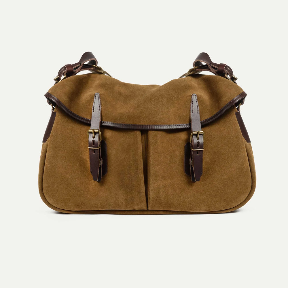 Bleu de Chauffe Fisherman's Musette M - Hazelnut Brown 