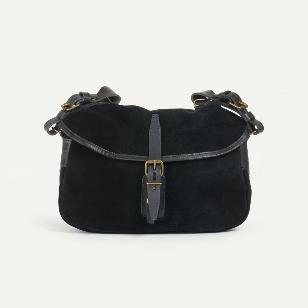 Bleu de Chauffe Fisherman's Musette XS Black