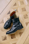 【Brother Bridge】Judson Vintage Black Calf Side Zip Boots 