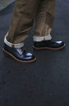 【Brother Bridge】Bidassoa Steerhide Teacore Black 圓頭黑色茶芯工裝靴