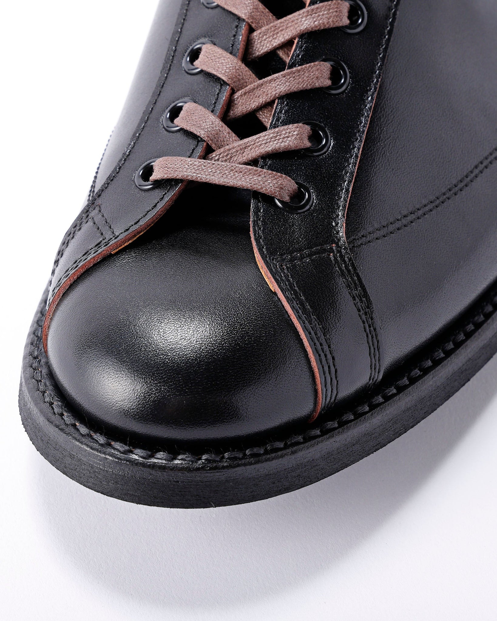 Brother Bridge】Albert Vintage Teacore Black Calf – Blue Beach Denim