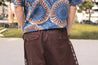 【Universal Works】Pleated Track Short In Chocolate Twill / 客製3x1斜紋棉布 緹花細節 寬鬆短褲