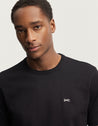 【DENHAM】AMERICANA TEE HCJ BLACK 小剪刀素色黑Tee