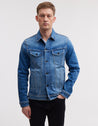 【DENHAM】Amsterdam Jacket 阿姆斯特丹 三代牛仔外套 中藍水洗 合身版型