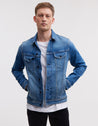 【DENHAM】Amsterdam Jacket 阿姆斯特丹 三代牛仔外套 中藍水洗 合身版型