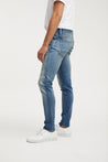 【DENHAM】Bolt FMAR OCS Skinny Jeans / 淺藍水洗 大範圍補釘作舊 貼身錐形牛仔褲