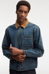 【DENHAM】EDSON EMBRO JACKET RD 復古石洗中短版刺繡工作夾克