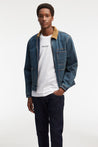 【DENHAM】EDSON EMBRO JACKET RD 復古石洗中短版刺繡工作夾克