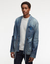 【DENHAM】Kimono Denim 15YA 十五週年頂級布邊刺子補釘罩衫