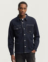 【DENHAM】Land Denim Overshirt DRI  深藍赤耳牛仔襯衫