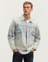 【DENHAM】NORTON JACKET ALWRP 一二代多年復古補丁潑漆牛仔外套