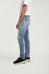【DENHAM】RAZOR IAR Slim Jeans / 淺藍刷色 自然破壞 合身小直筒牛仔褲