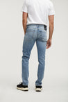 【DENHAM】RAZOR IAR Slim Jeans / 淺藍刷色 自然破壞 合身小直筒牛仔褲