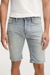 【DENHAM】RAZOR SHORT RRB Slim Short Jeans / 淺藍刷色 自然破壞 合身牛仔短褲