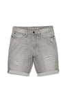 【DENHAM】RAZOR SHORT RRLG Slim Short Jeans / 淺灰作舊 自然破壞 合身牛仔短褲
