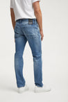 【DENHAM】Ridge ACEMB Slim Straight Jeans / 淺藍刷色 微彈性 修身直筒牛仔褲