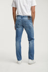 【DENHAM】Ridge ACEMB Slim Straight Jeans / 淺藍刷色 微彈性 修身直筒牛仔褲