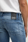 【DENHAM】Ridge ACEMB Slim Straight Jeans / 淺藍刷色 微彈性 修身直筒牛仔褲