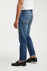 【DENHAM】Ridge ACS Slim Straight Jeans / 中淺藍刷色 微彈性 赤耳布料 修身直筒牛仔褲