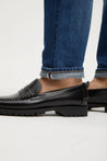 【DENHAM】Ridge ACS Slim Straight Jeans / 中淺藍刷色 微彈性 赤耳布料 修身直筒牛仔褲