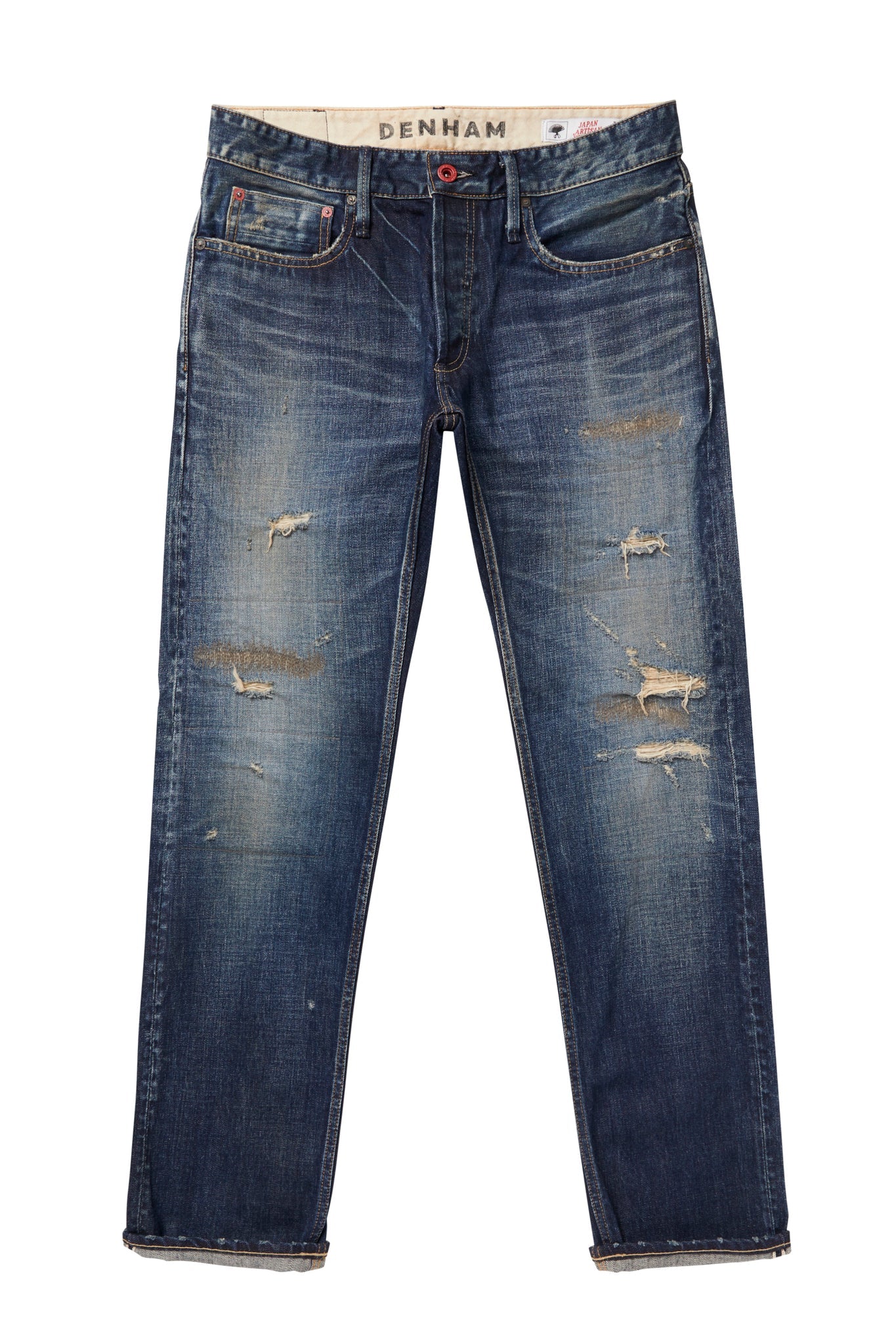 DENHAM】RIDGE MIJTENKAS Full-time Heavy Processed Patchwork 