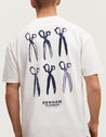 【DENHAM】SNIP BOX TEE HCJ 骨手剪刀靛藍色寬鬆圖Tee