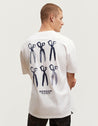 【DENHAM】SNIP BOX TEE HCJ 骨手剪刀靛藍色寬鬆圖Tee