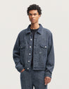 【DENHAM】Chester Jacket Structured Boucle Denim 藍染圈圈紗丹寧二代外套